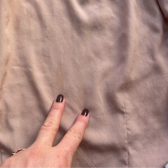 Forever 21 Girls Rose Gold Sequin Festive Jacket Size Medium (10). - Picture 5 of 7